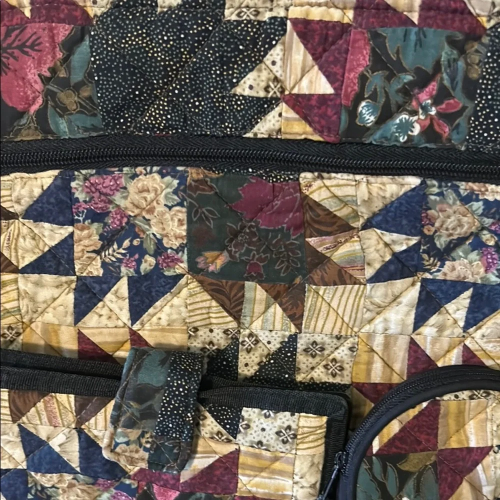 Elegant Patchwork Shoulder Bag - Multicolor - Picture 2 of 6